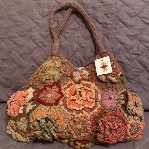 Sophie Digard handbag Crochet Wool Handmade